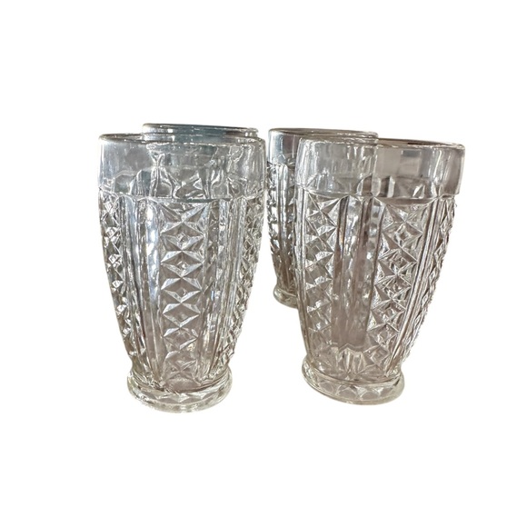 Crystal Clear Glass Tumbler Set of 4 - Picture 5 of 5